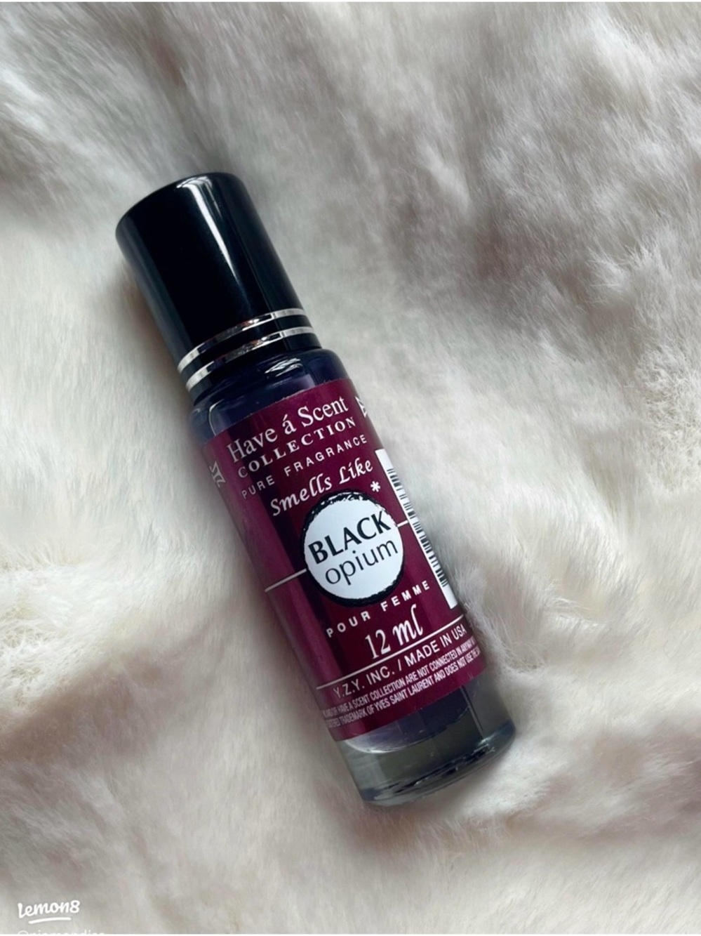 Saint Laurent-inspired Roller Perfume in Metallic Magenta and Black